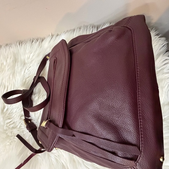 Aimee Kestenberg Burgundy Leather cross body main image 4